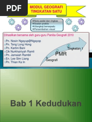 Modul Gemilang Geografi Tingkatan 1 Kssm Jawapan