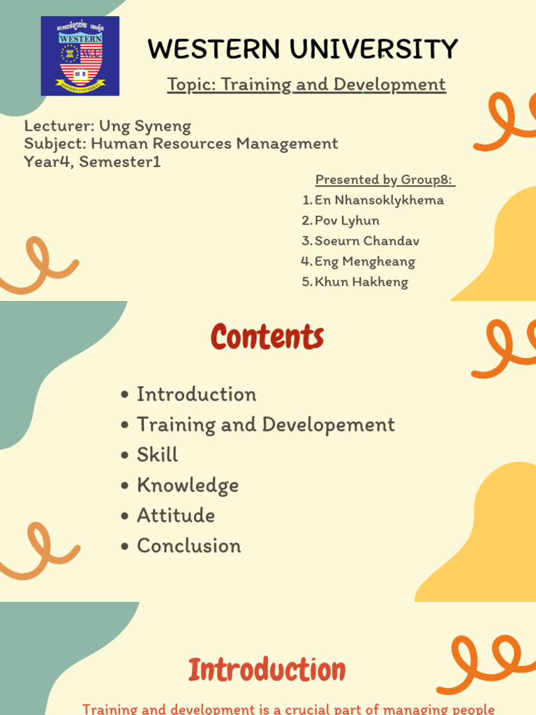 Training and Development in HR Management | PDF | Knowledge | Skill