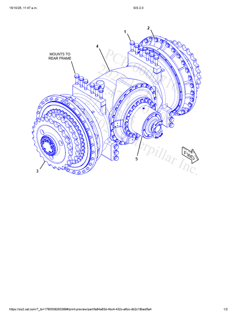 271 9315 Axle Ar Rear | PDF