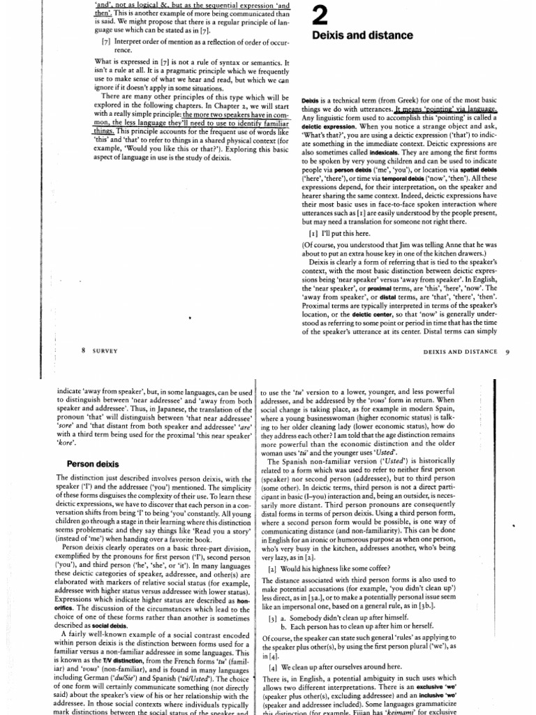 Pragmatics Oxford Introductions To Language Study 2 | PDF