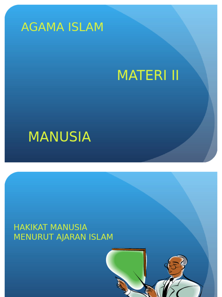 Bab II I Manusia Menurut Ajaran Islam | PDF