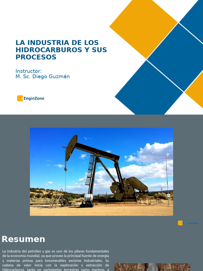 Procesos en la Industria de Hidrocarburos | PDF | Petróleo | Petroquímico