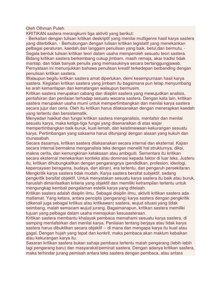 Oleh Othman Puteh Pdf