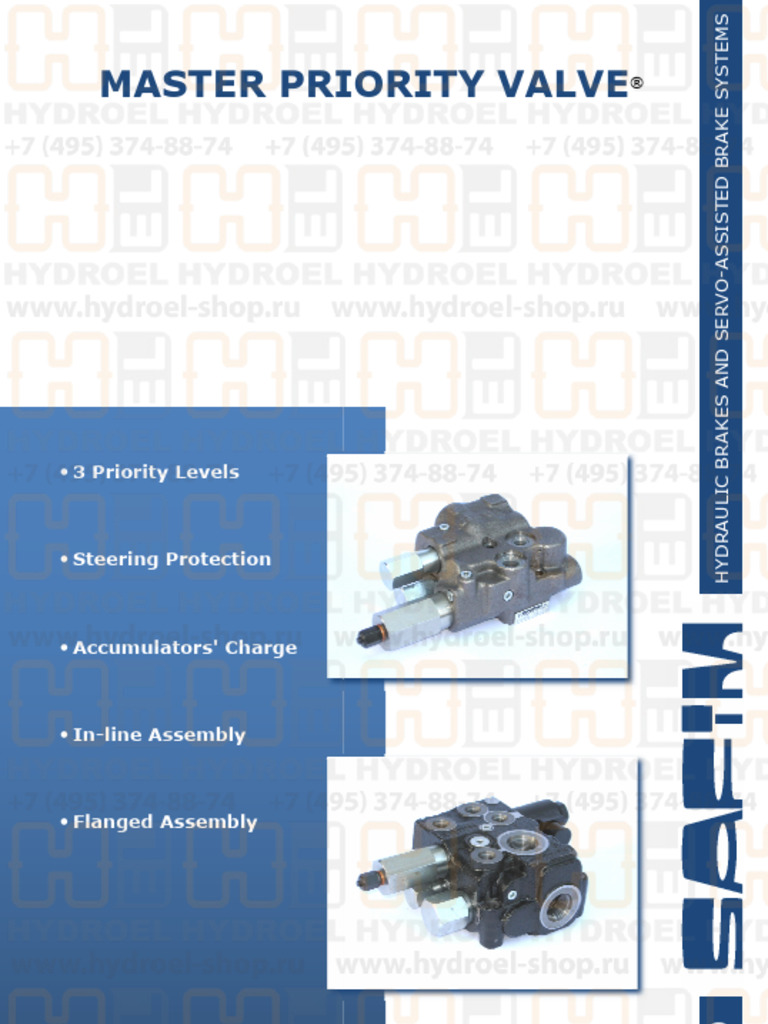 Master Priority Valve Overview | PDF | Valve | Pump