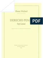 Welzel Hanz Derecho Penal Parte General[1]