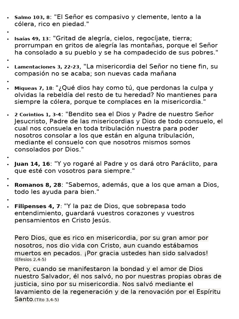 Misericordia y Compasión en la Biblia | PDF | Epístola a los filipenses ...