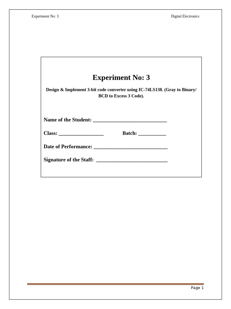 DE Exp 3 | PDF