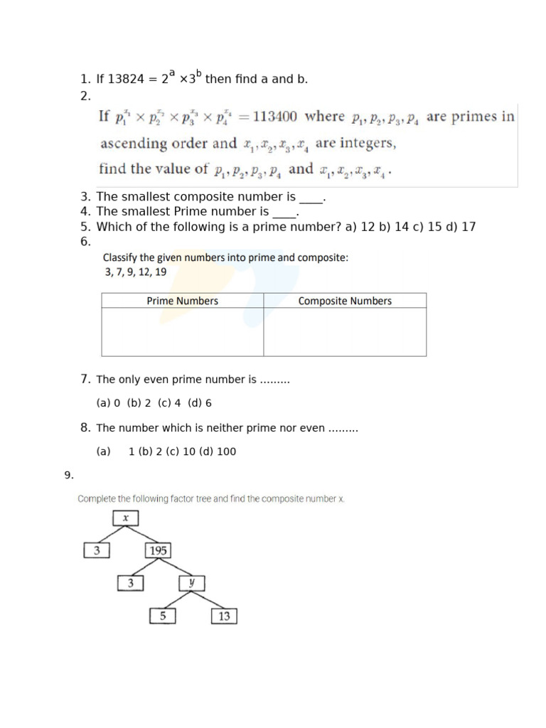 Fundamental Theorem of Arithmetic - Real No 01 | PDF