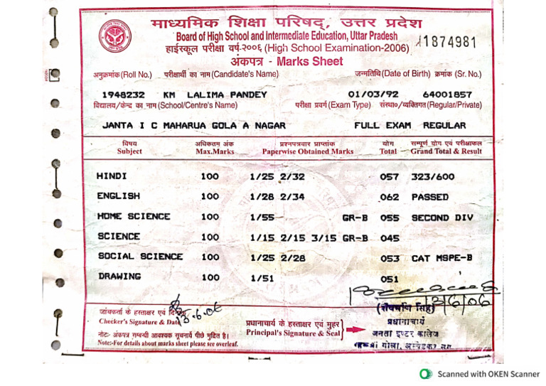 High School Certificate | PDF