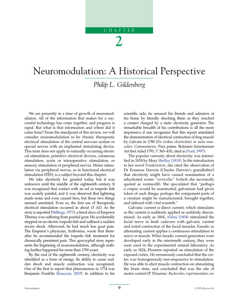 Gildenberg PL 2009 Neuromodulation | PDF | Deep Brain Stimulation | Pain