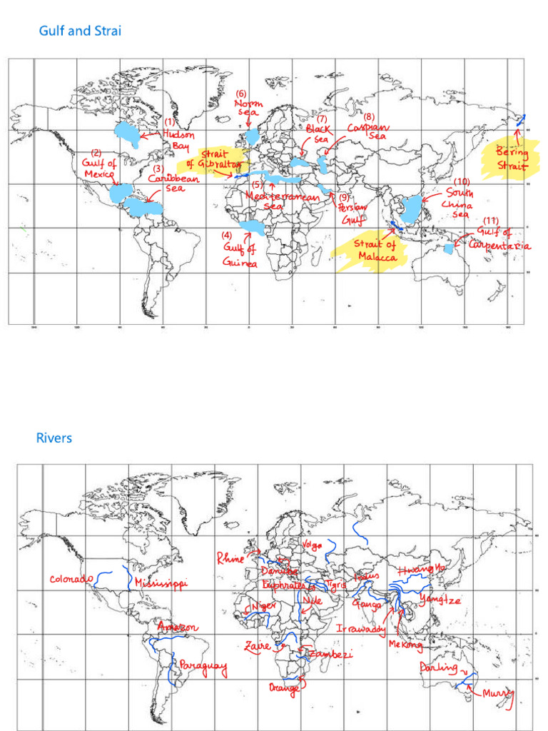 Gulf and Strait Overview | PDF