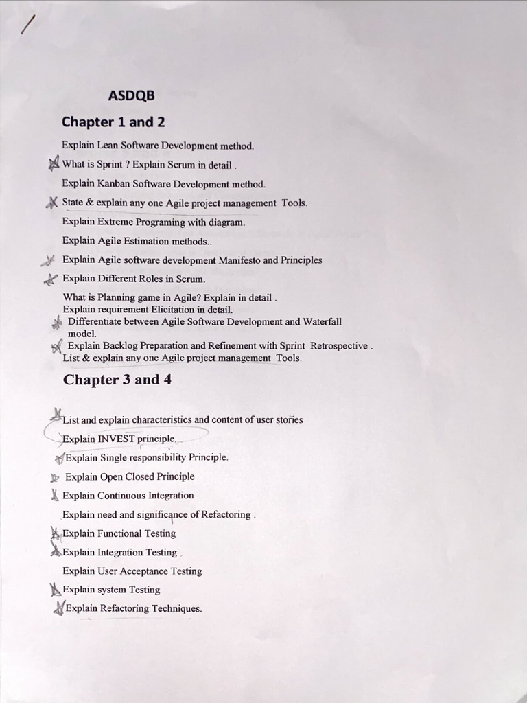 ASD Important Questions | PDF