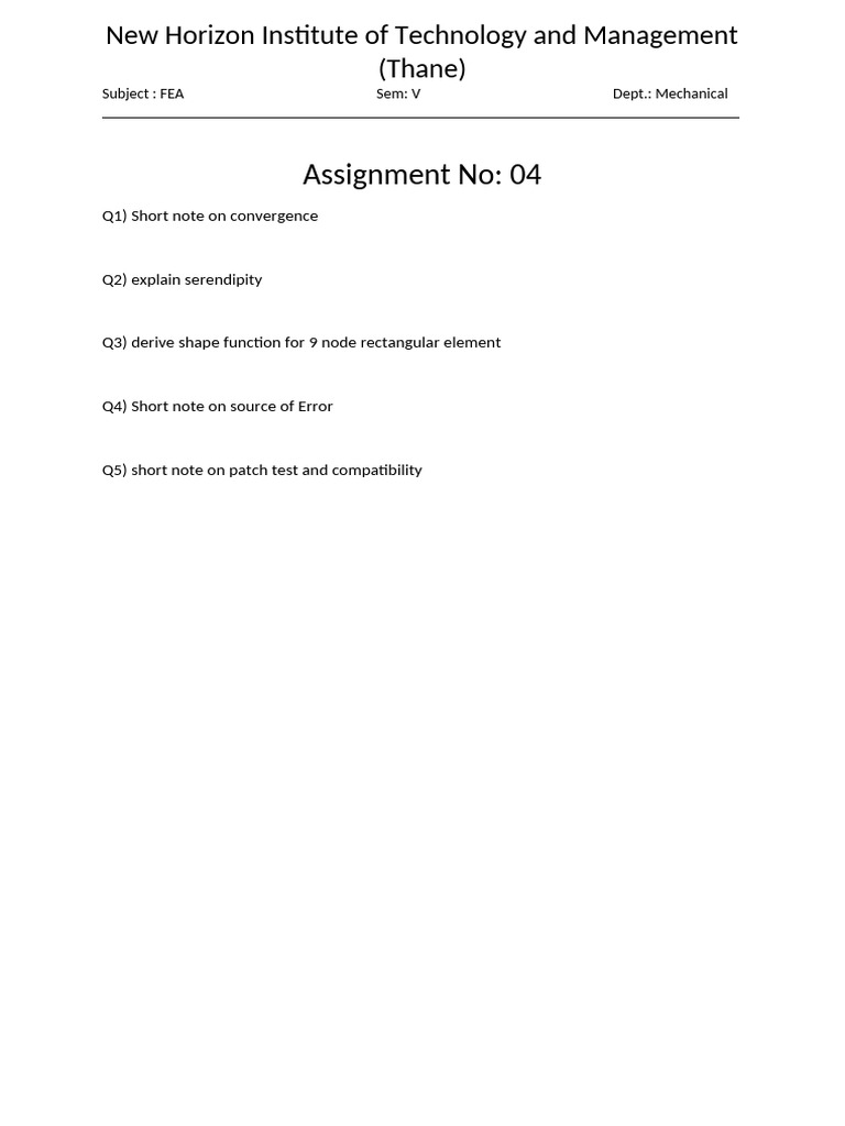 Assignment 04 | PDF
