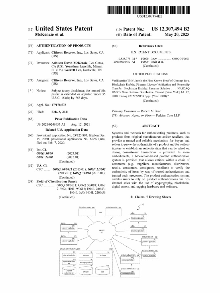Blockchain Product Authentication System | PDF | Authentication | Computing