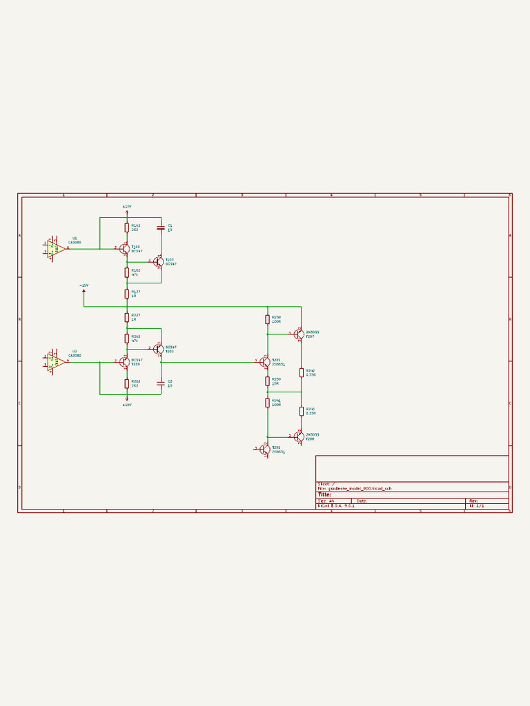 Parte Do Circuito Gradiente Model 900 | PDF