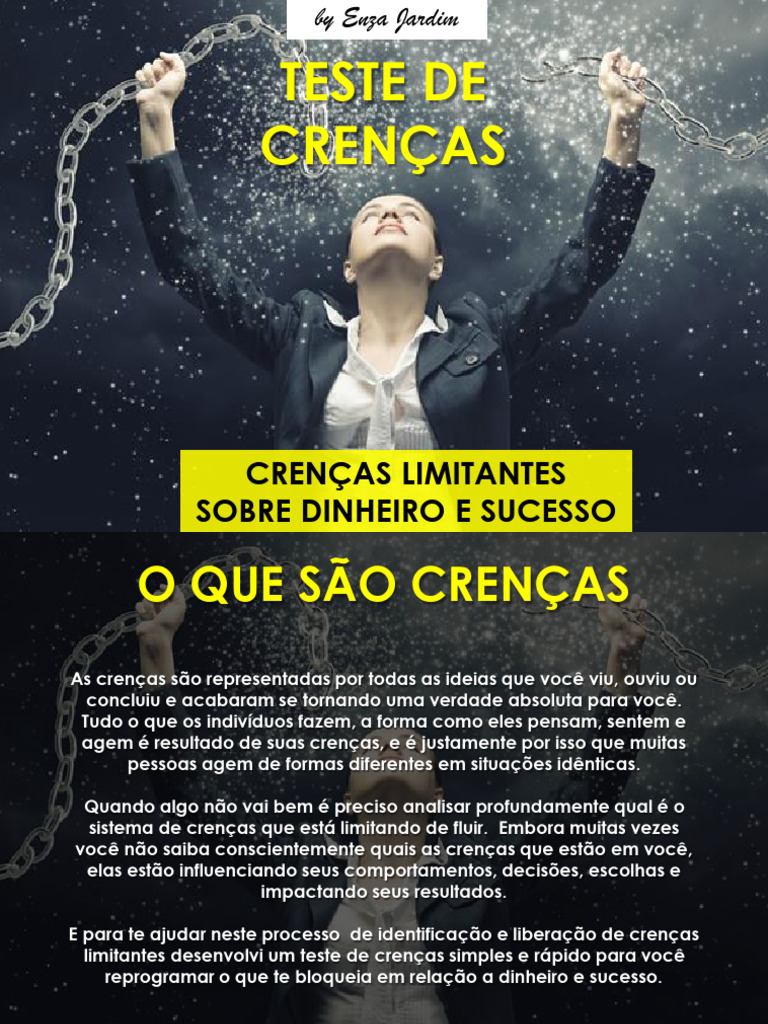Crenças Limitantes sobre Dinheiro e Sucesso | PDF | Dinheiro | Vida