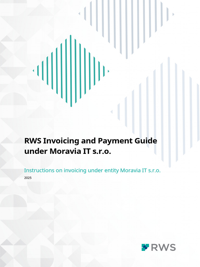 RWS Invoicing and Payment Instructions | PDF | Receipt | Invoice