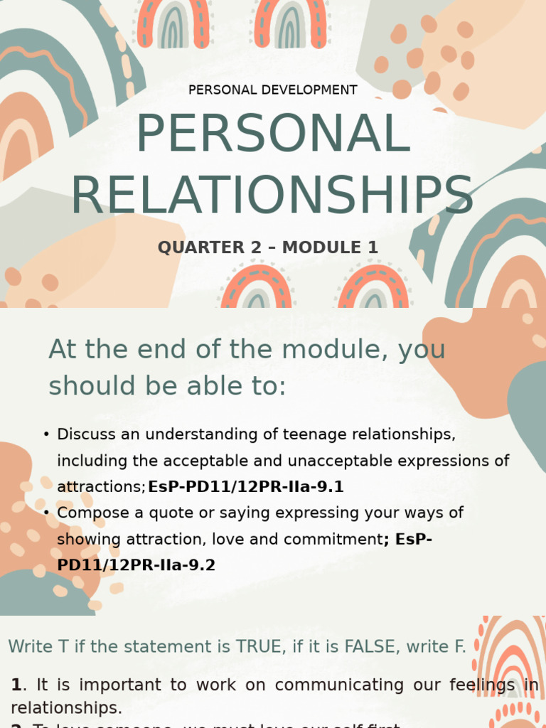 Understanding Teenage Relationships | PDF | Loneliness | Family