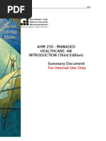 Download AHM 250 Summary by Dinesh Anbumani SN93347837 doc pdf