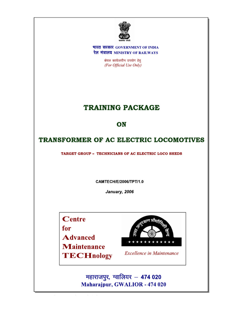 Transformer 3 Phase Loco | PDF