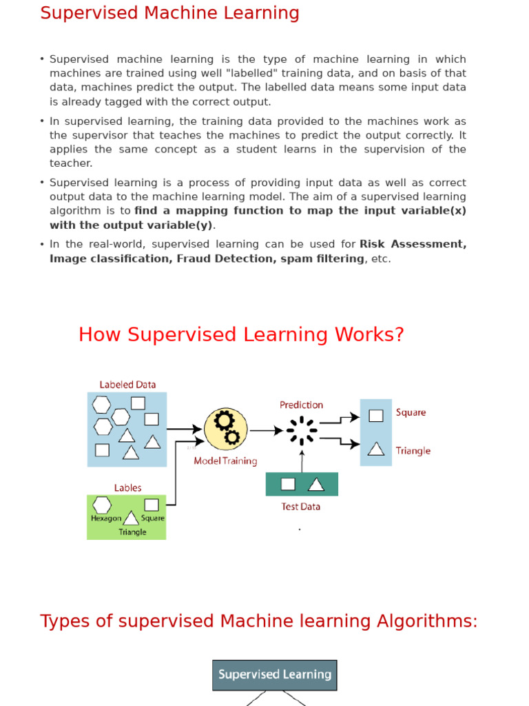 Unit II Supervised Learning | PDF | Statistical Classification ...