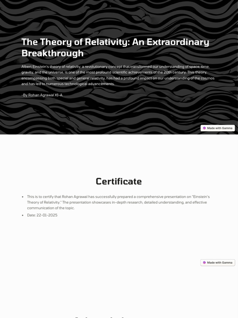 Understanding Einstein's Relativity Theory | PDF | General Relativity ...