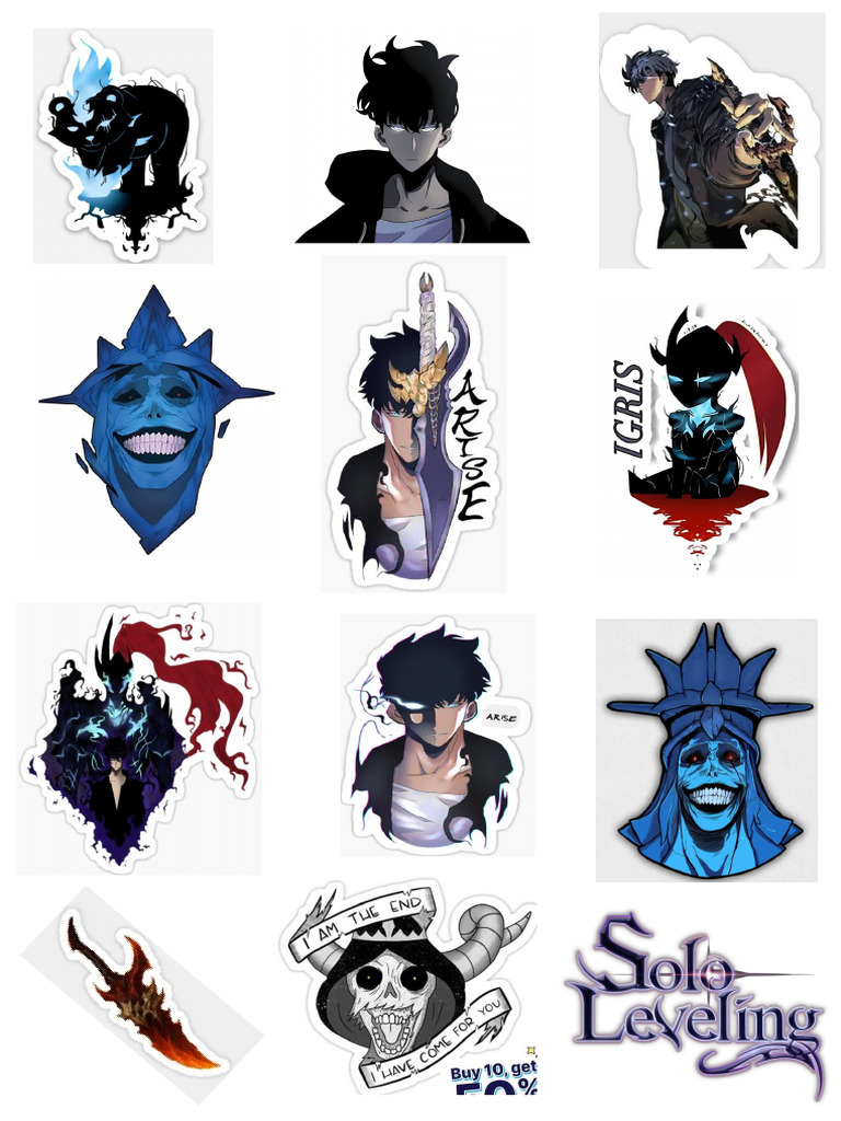 Stickers Solo Levling | PDF