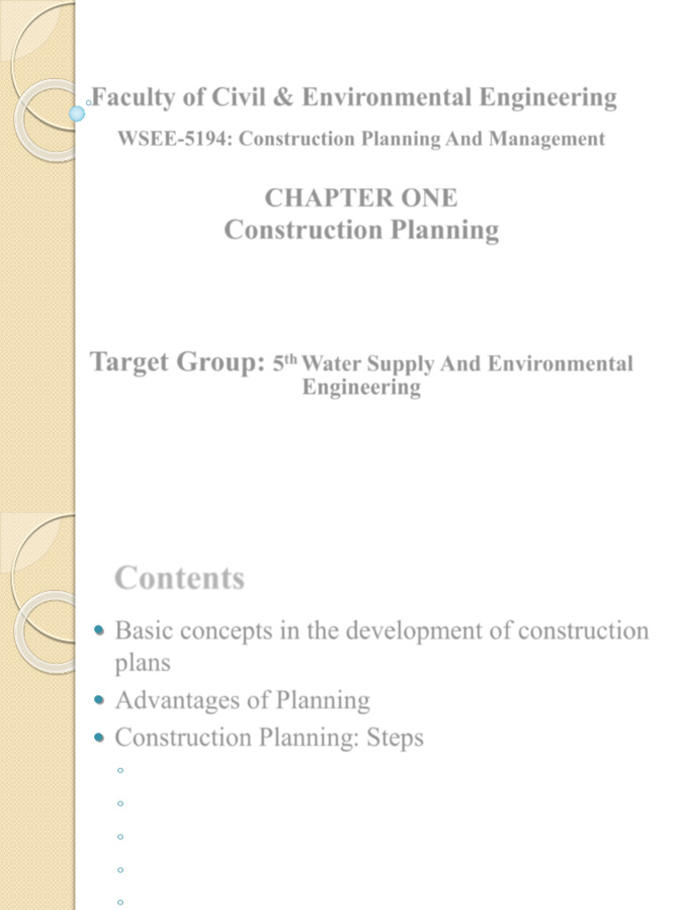 Construction Planning & Management Guide | PDF | Internet Of Things ...