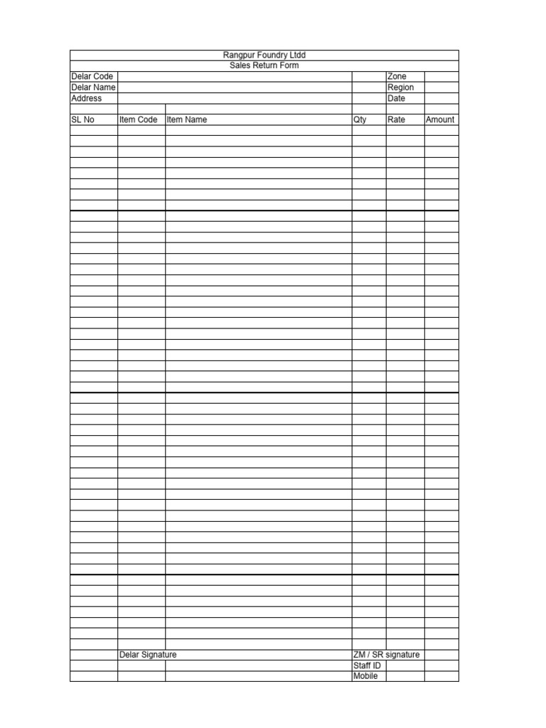 SR Form | PDF