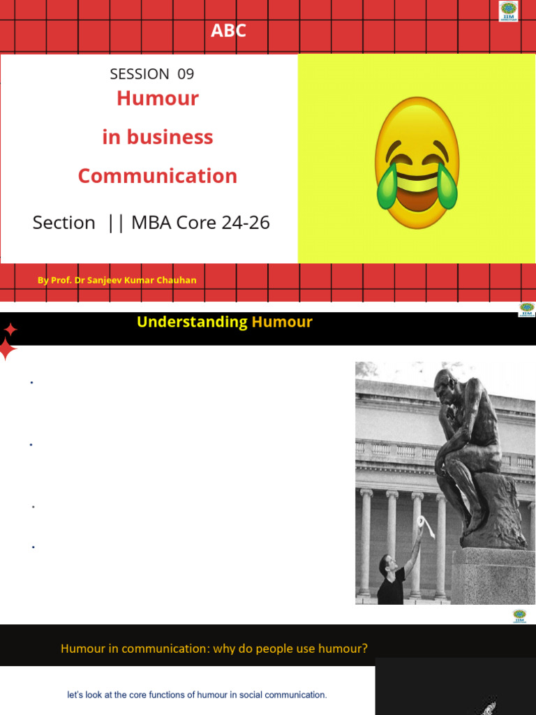 Effective Use of Humour in Business | PDF | Humour | Social Psychology