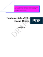 Fundamental of Electronic Circuit Design