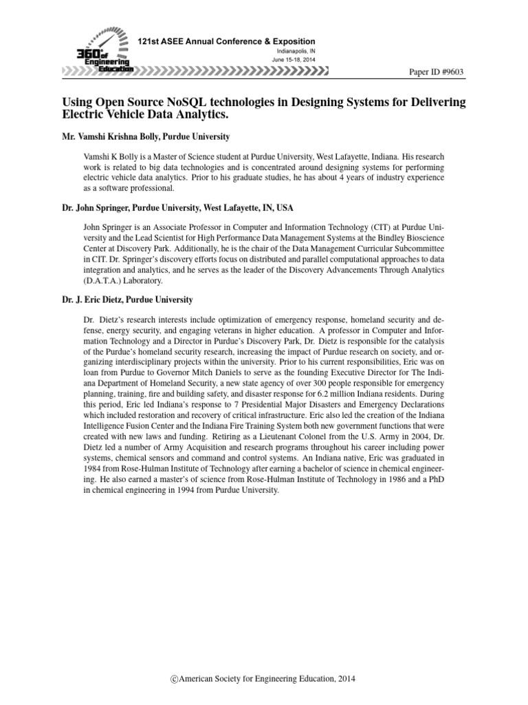 Using Open Source Nosql Technologies in Designing Systems For ...