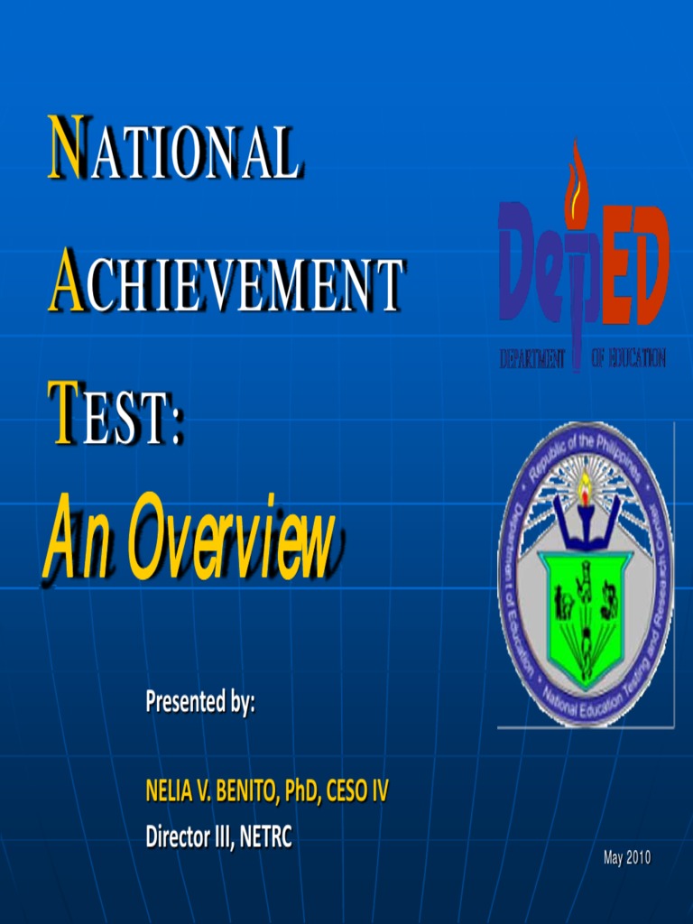 National achievement test philippines results picture