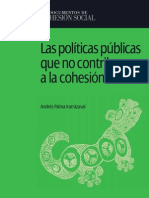 Andres Palma - Las Politicas Publicas Que No en a La Cohesion Social