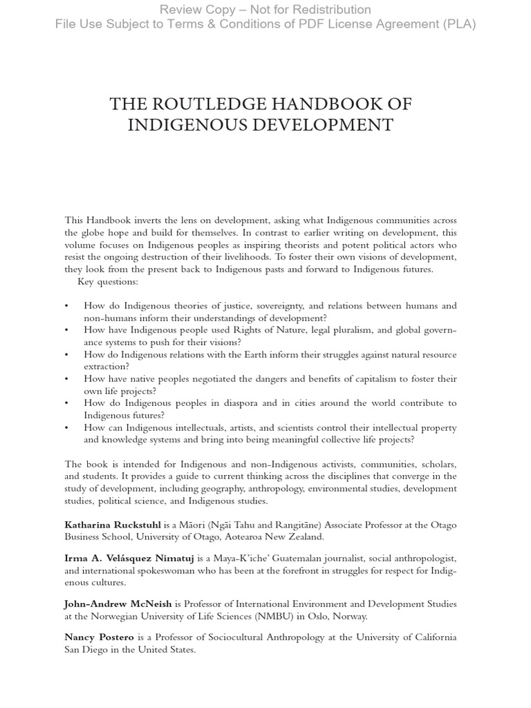 Rights of Nature: Law As A Tool For Indigenous Led Development | PDF ...