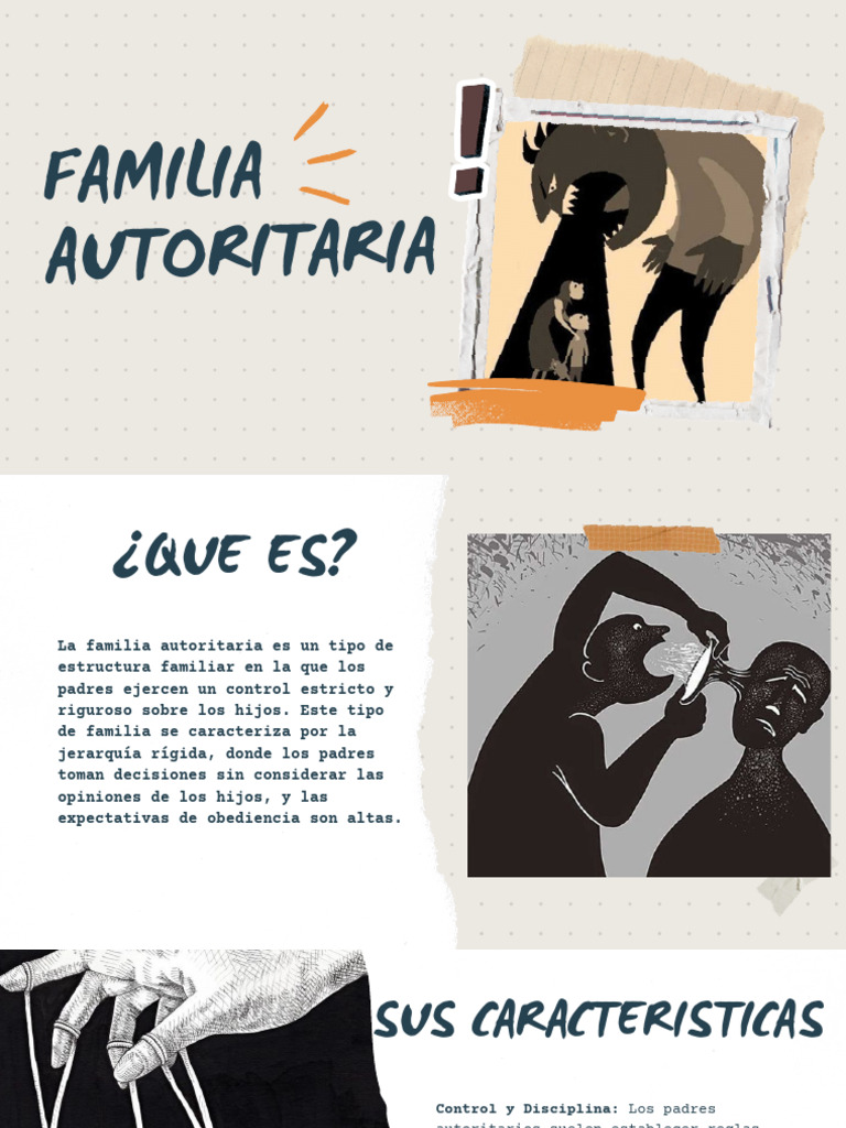 Características de la familia autoritaria | PDF