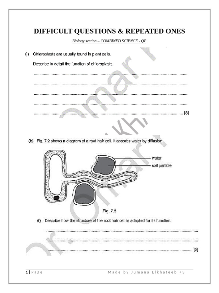 Difficult Questions | PDF