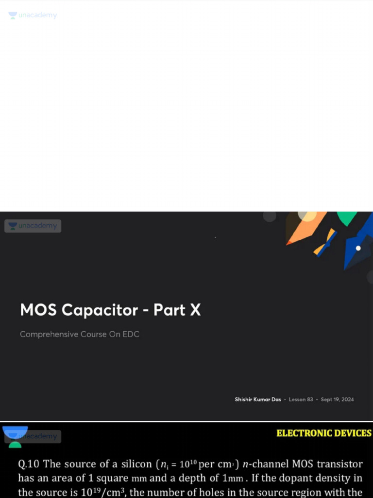 MOS Capacitor Part X With Anno | PDF