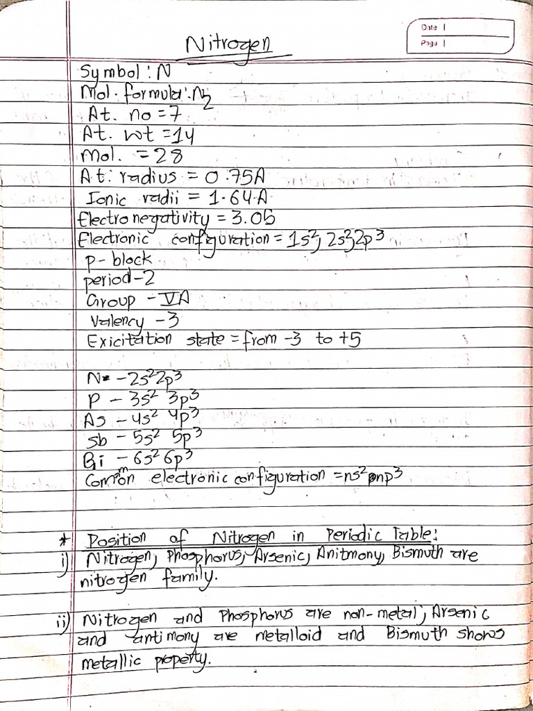 Nitrogen | PDF