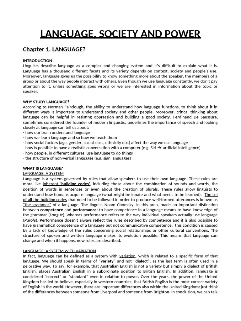 Understanding Language and Society | PDF | English Language | Word