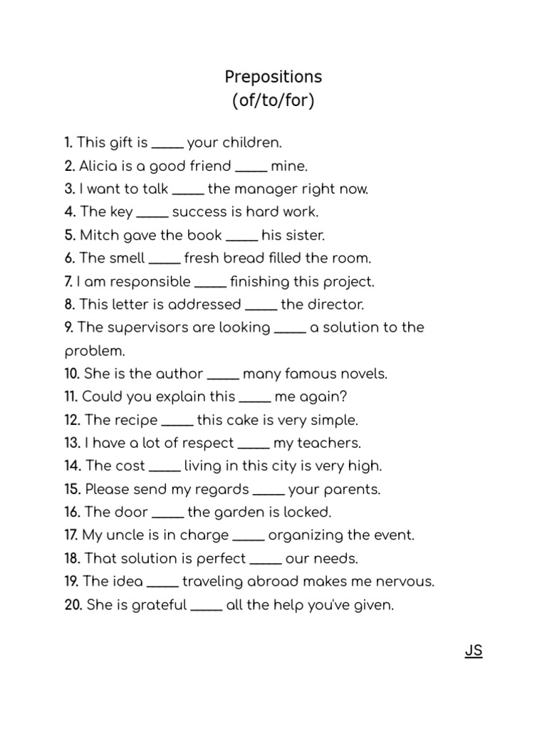 Essential Prepositions in English | PDF