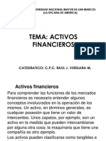 Activos Financieros