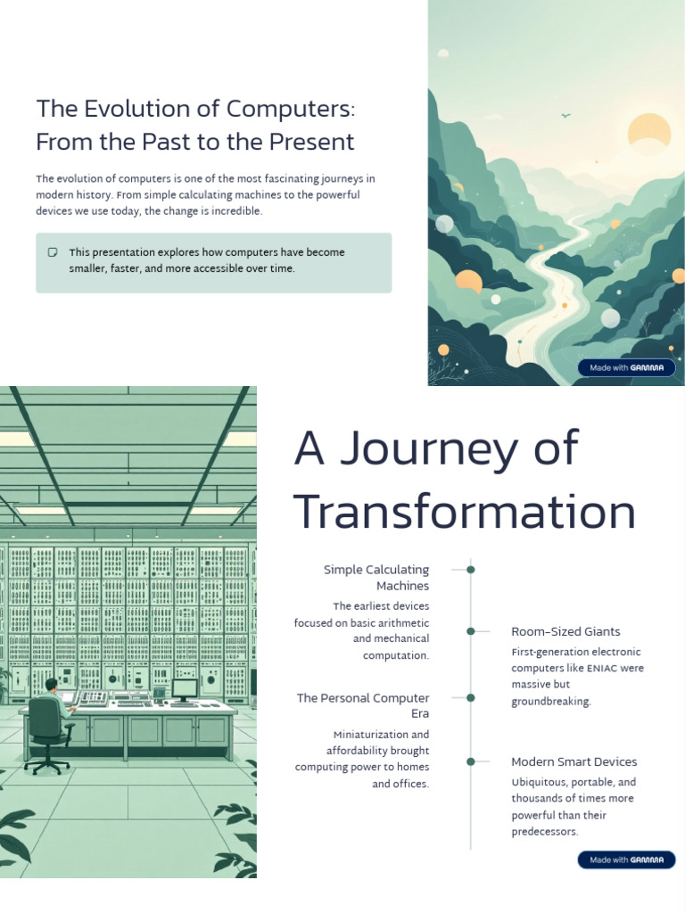 Evolution of Computers: Past to Present | PDF | Central Processing Unit ...