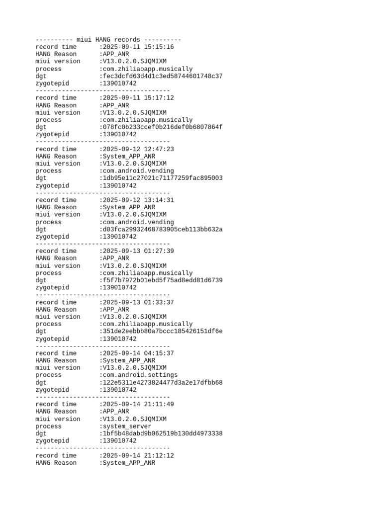 Local Hang Record | PDF