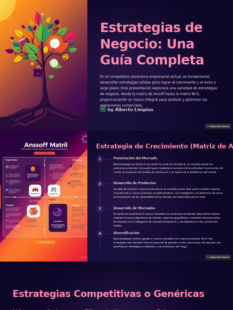 Estrategias de Negocio para el Éxito | PDF | Producto (Negocio) | Marketing