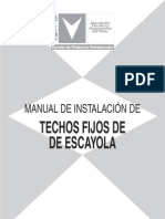 Techos fijos escayola