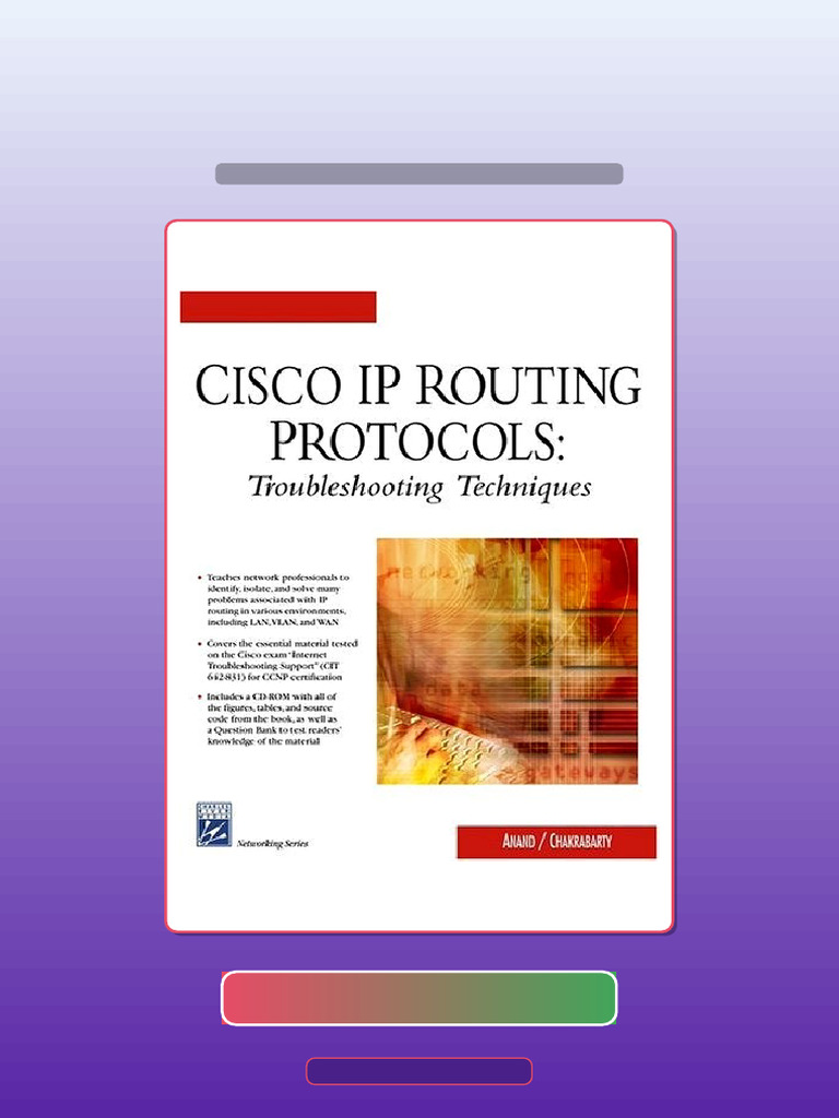 Cisco IP Routing Protocols Trouble Shooting Techniques Networking ...