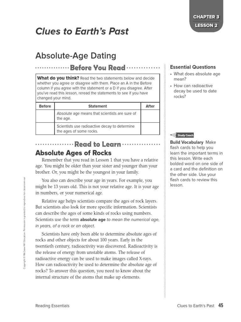 Absolute Age Dating of Rocks Explained | PDF | Radiocarbon Dating | Atoms