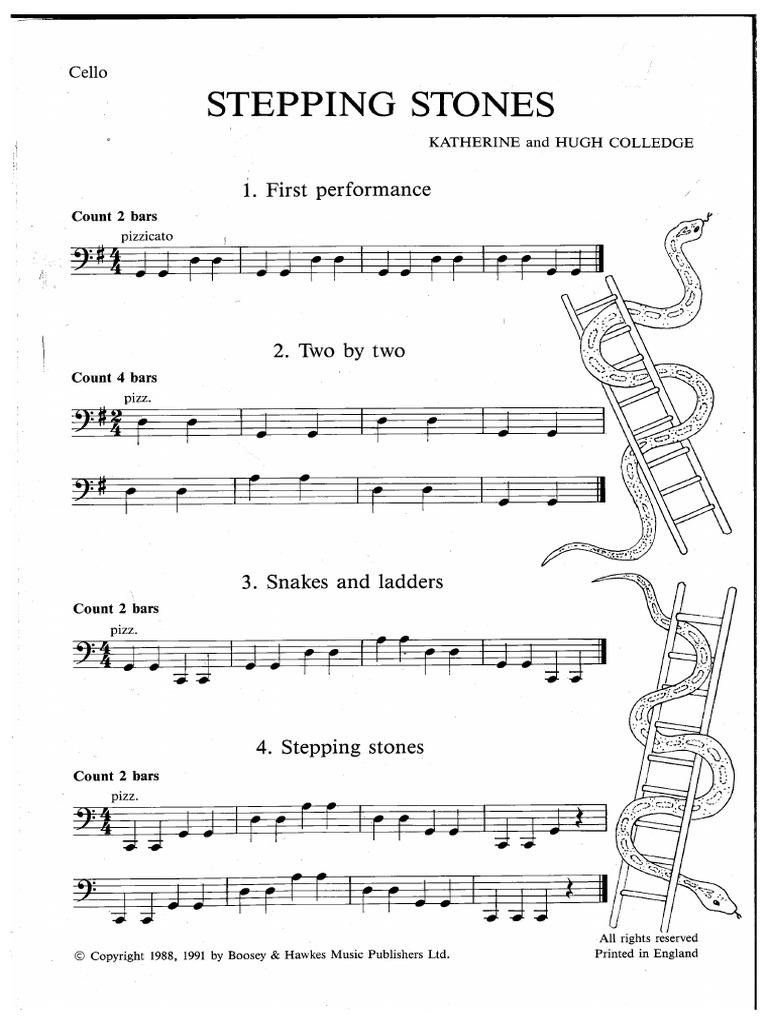 Cello - Stepping-Stones - Versão Aluno | PDF