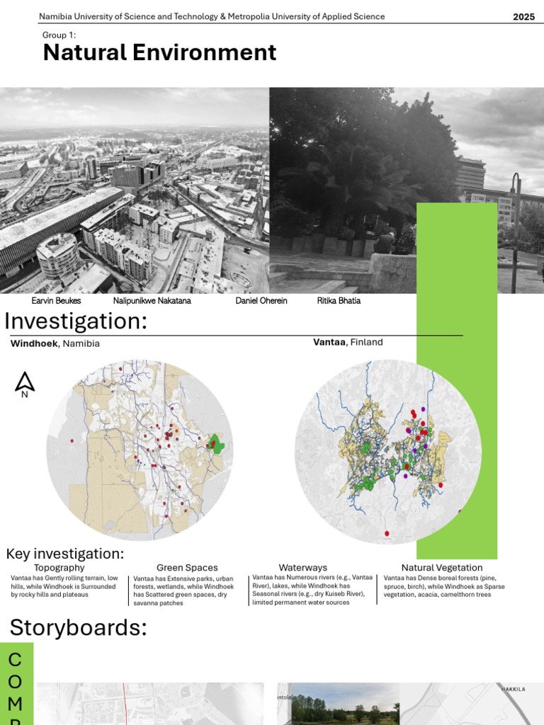 Namibia vs. Finland: Natural Space Analysis | PDF | Sampling ...